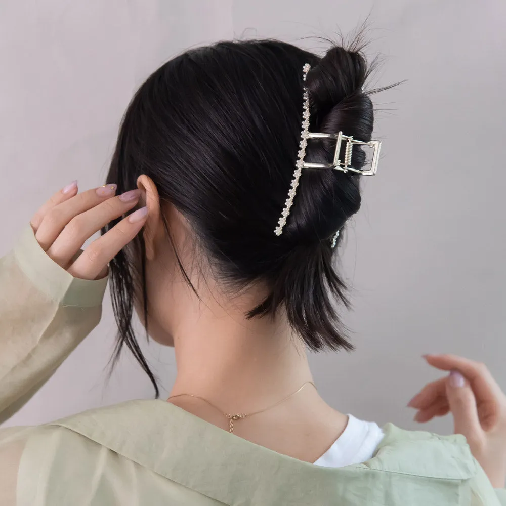 Flower Line Skinny Hair Clip