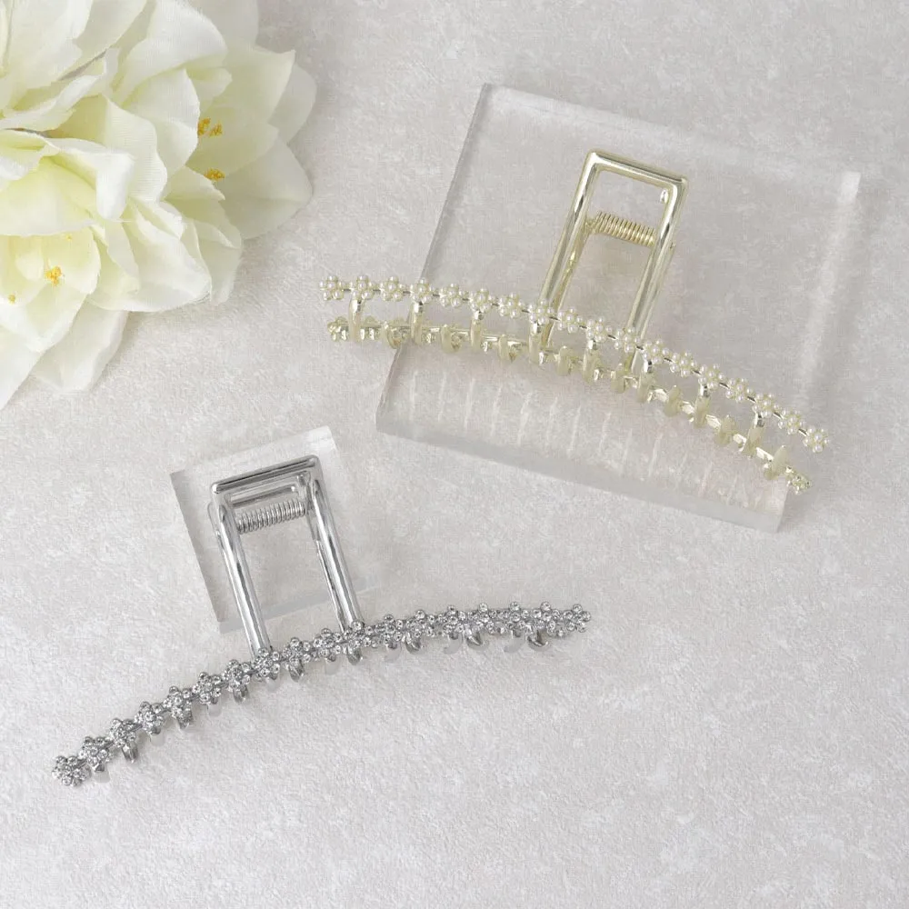 Flower Line Skinny Hair Clip