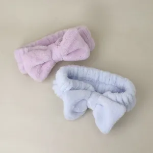 Fluffy Top Bow Soft Headband