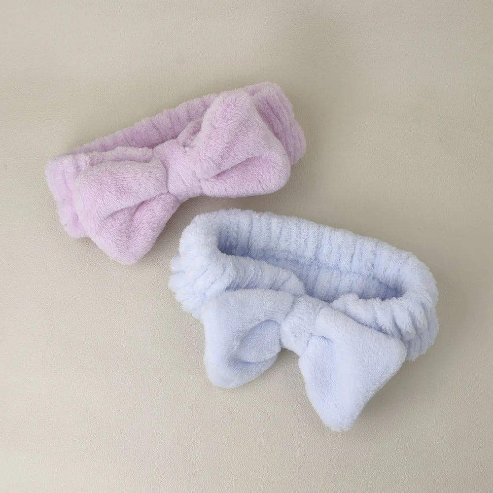 Fluffy Top Bow Soft Headband