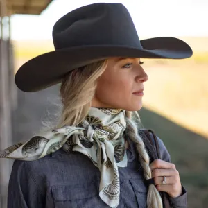 Fringe Scarves Big Concho Bone