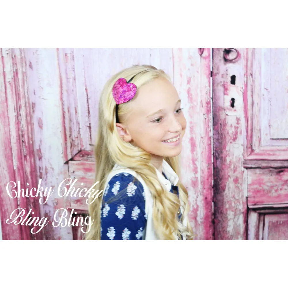 Girls Sequin Charm Headbands