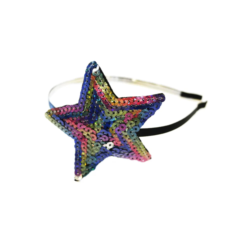 Girls Sequin Charm Headbands