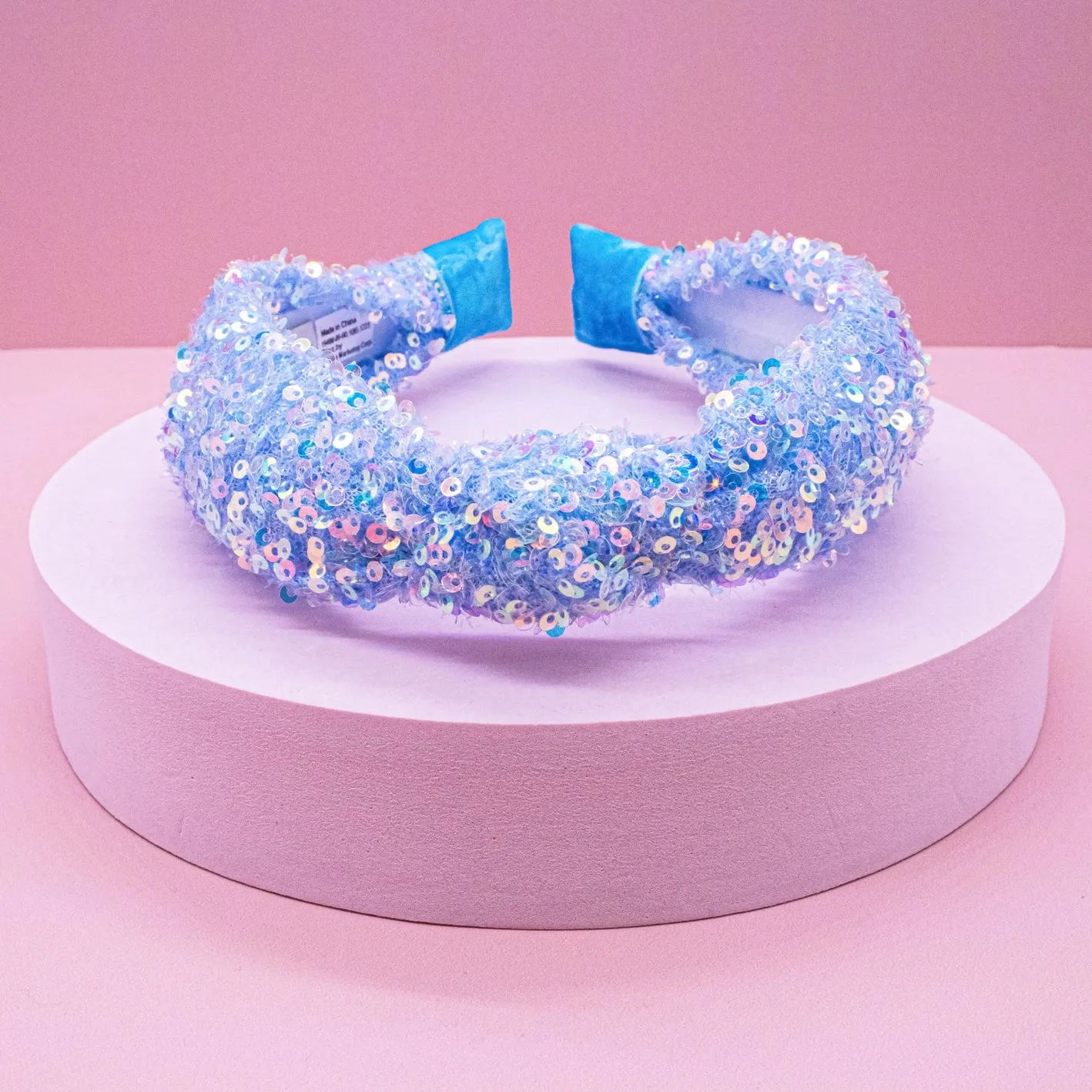 Girls Sequin Knotted Headband