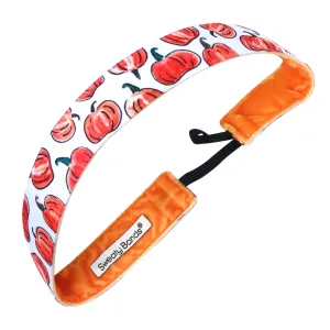 Give Em Pumpkin to Talk About | White, Multi | 1 Inch