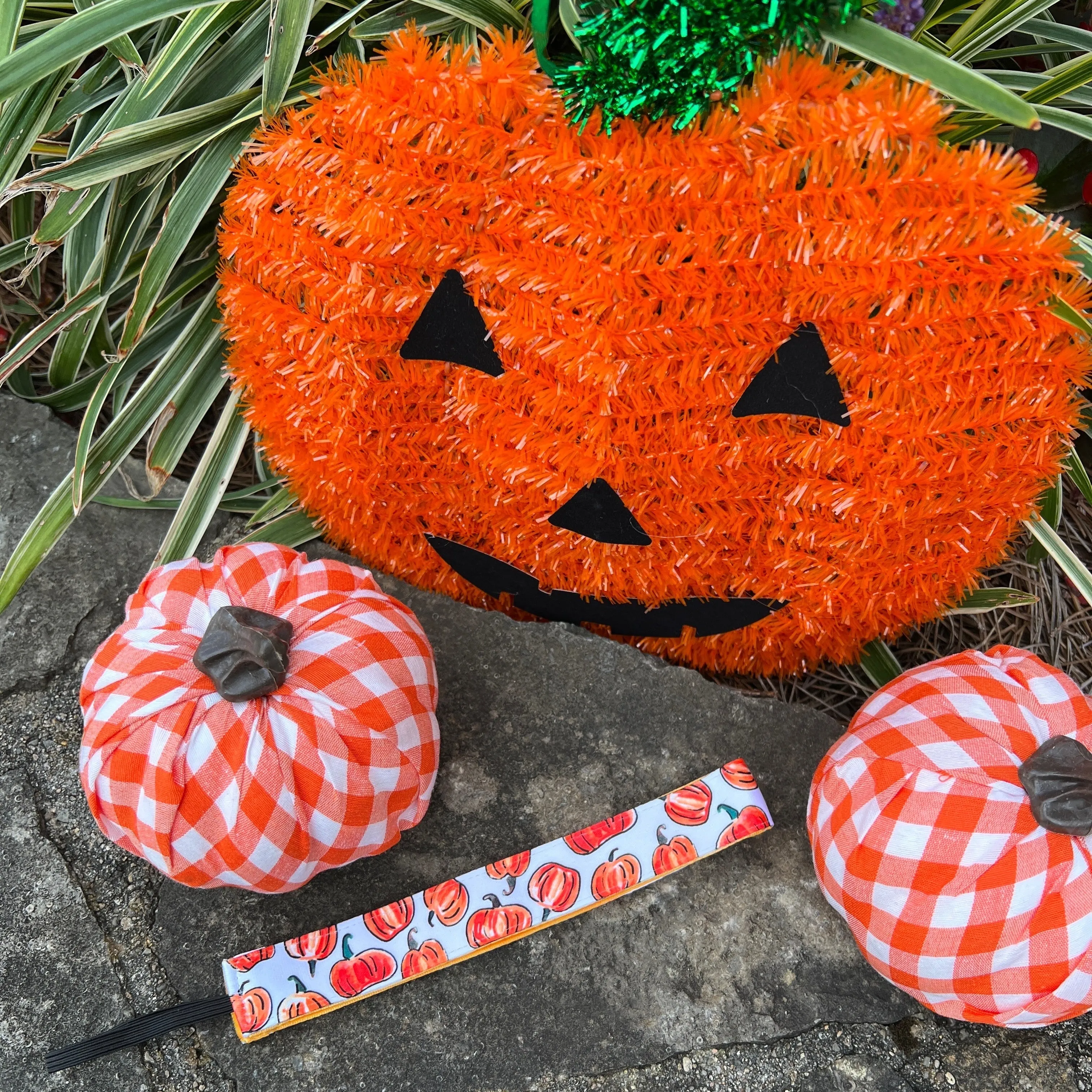 Give Em Pumpkin to Talk About | White, Multi | 1 Inch