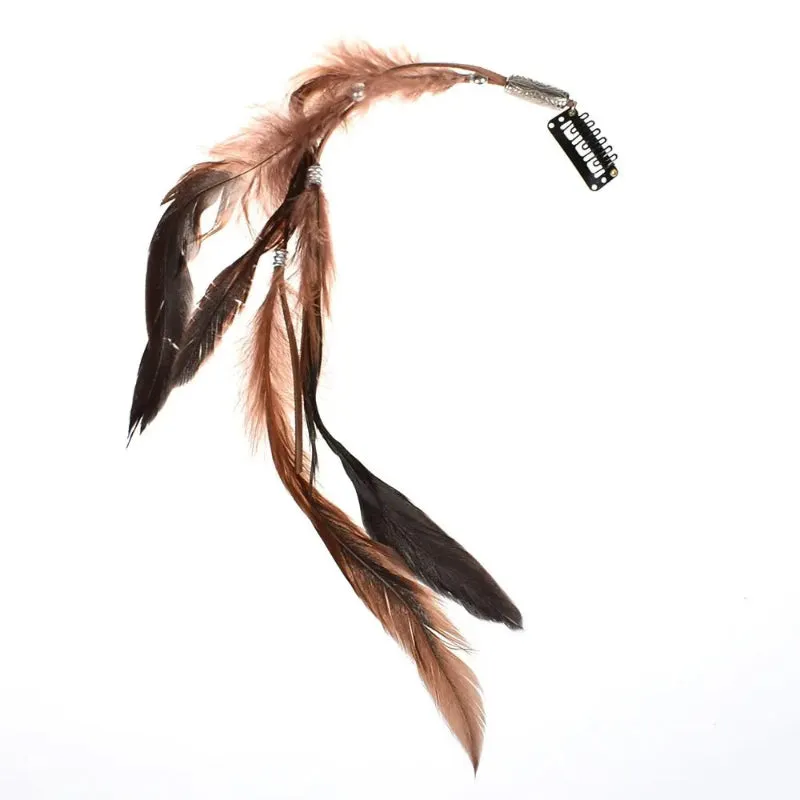 Handmade Gypsy Long Tassel Feather Bohemian Hairbands