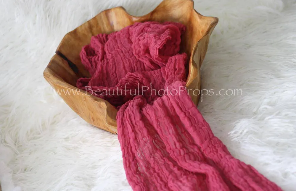 Hot Pink Cheesecloth Baby Wrap Cheese Cloth Fuschia Fabric