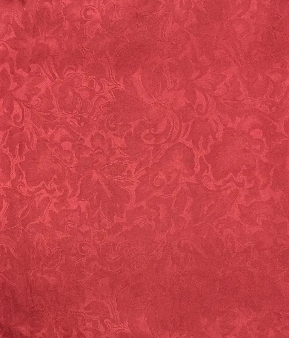 Jacquard Silk Wild Rag in Red