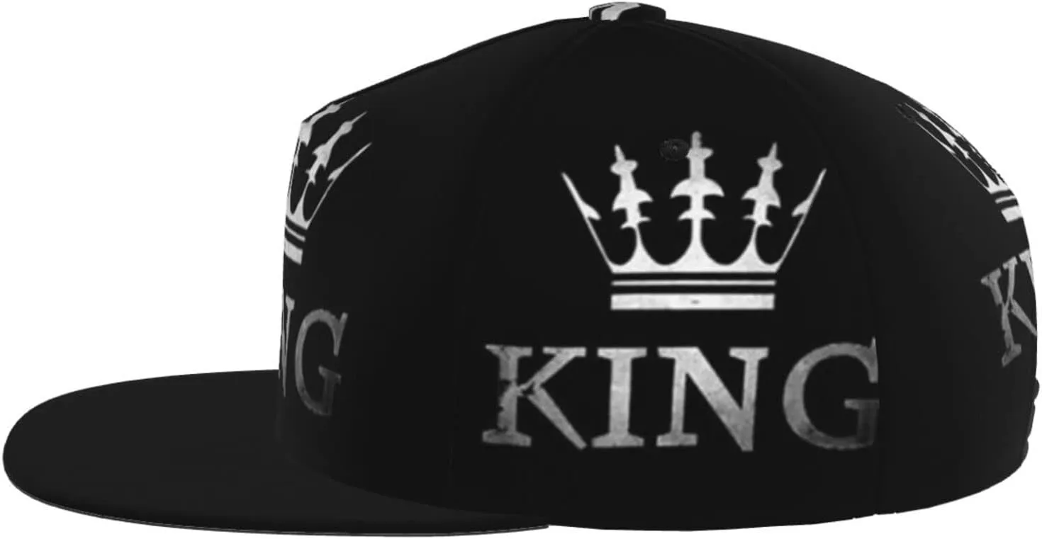 King Baseball Cap Men Cap Flat Brim Summer Fashion Hat Cool Cap for Women Men