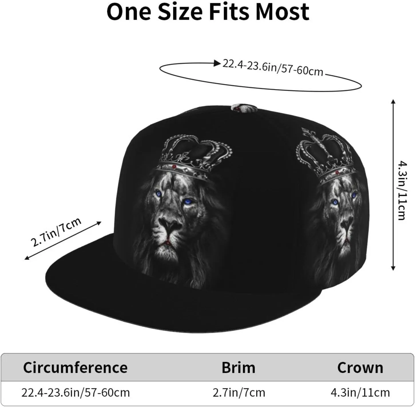 King Baseball Cap Men Cap Flat Brim Summer Fashion Hat Cool Cap for Women Men