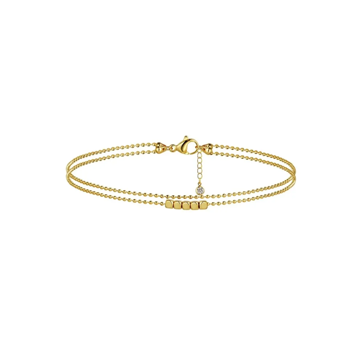 Kyerlyn 14k Gold Dot Anklet Summer Beach