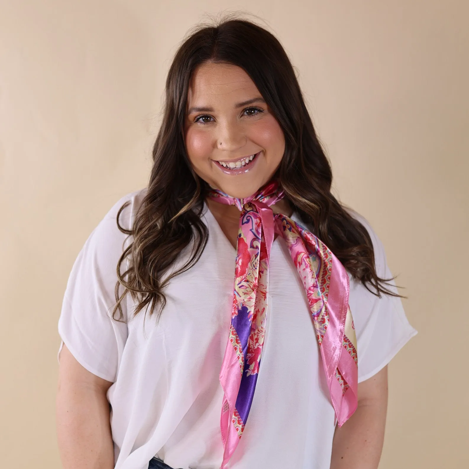 Last Chance | Desert Petals Polyester Wild Rag