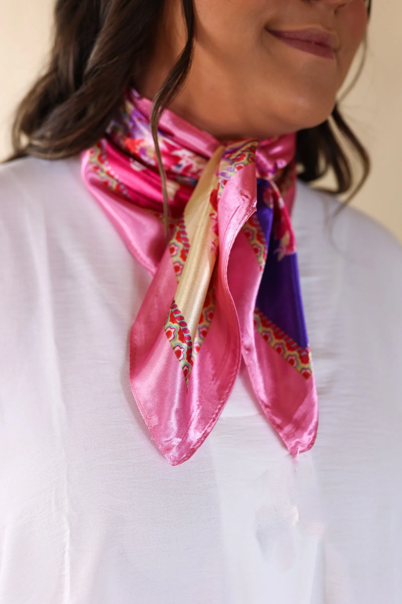 Last Chance | Desert Petals Polyester Wild Rag