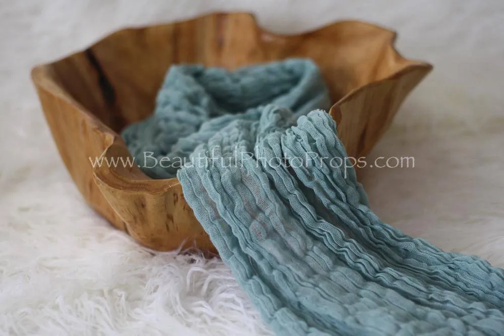 Light Blue Cheesecloth Baby Wrap Cheese Cloth Fabric