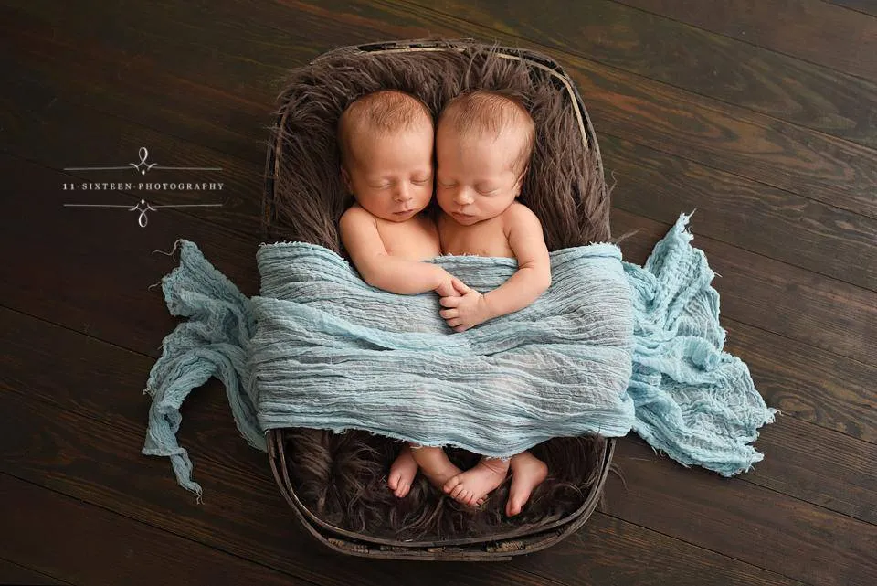 Light Blue Cheesecloth Baby Wrap Cheese Cloth Fabric