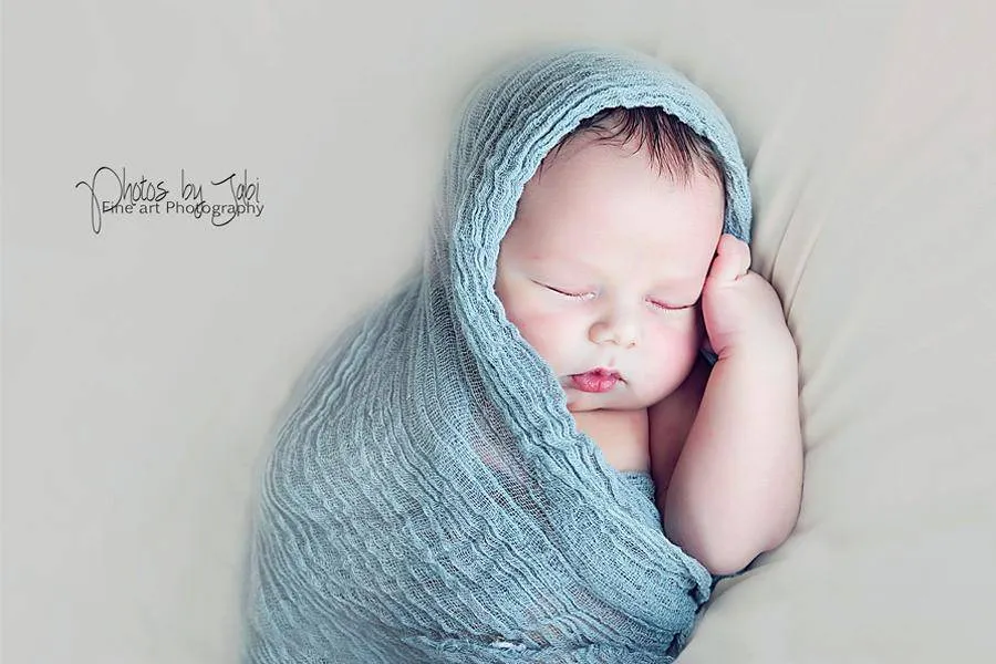 Light Blue Cheesecloth Baby Wrap Cheese Cloth Fabric