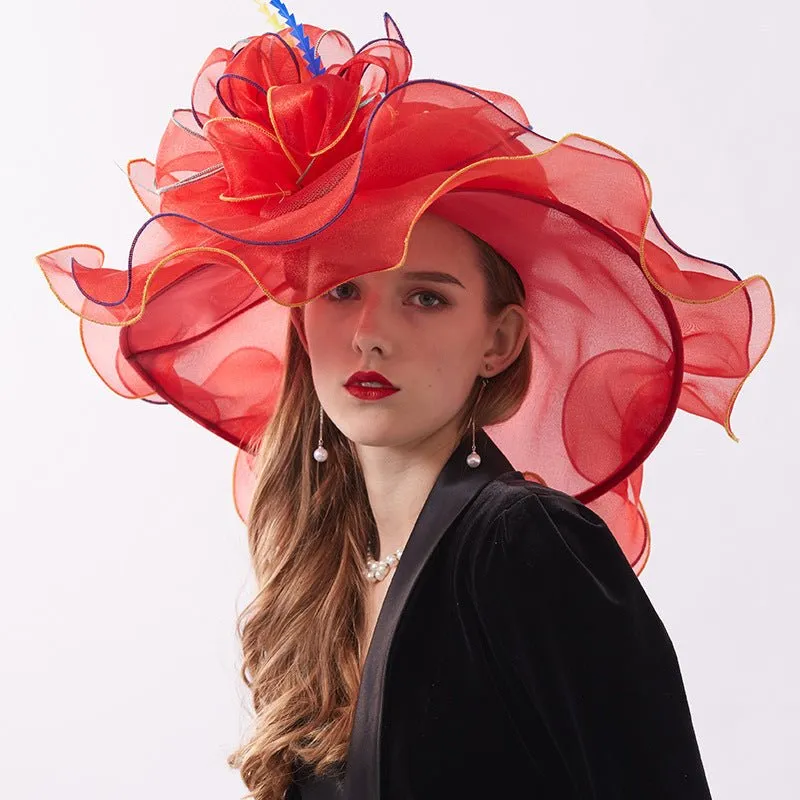 Luxy Moon Wide Brim Floppy Derby Hat for Women