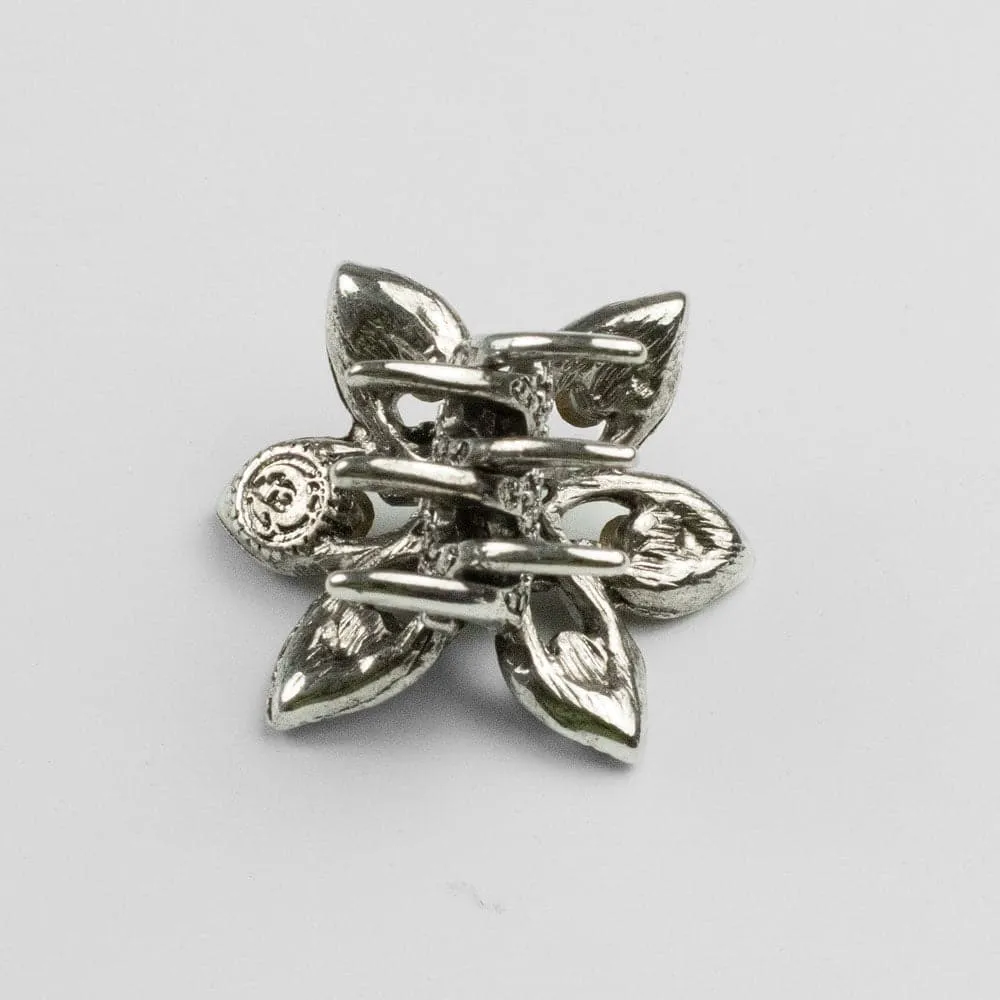 Mini Crystal Maple Leaf Hair Claw Clip