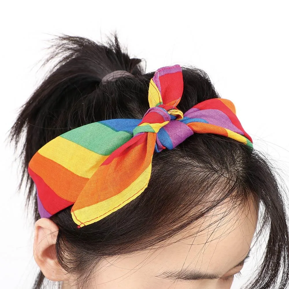 Rainbow Stripe Bandana