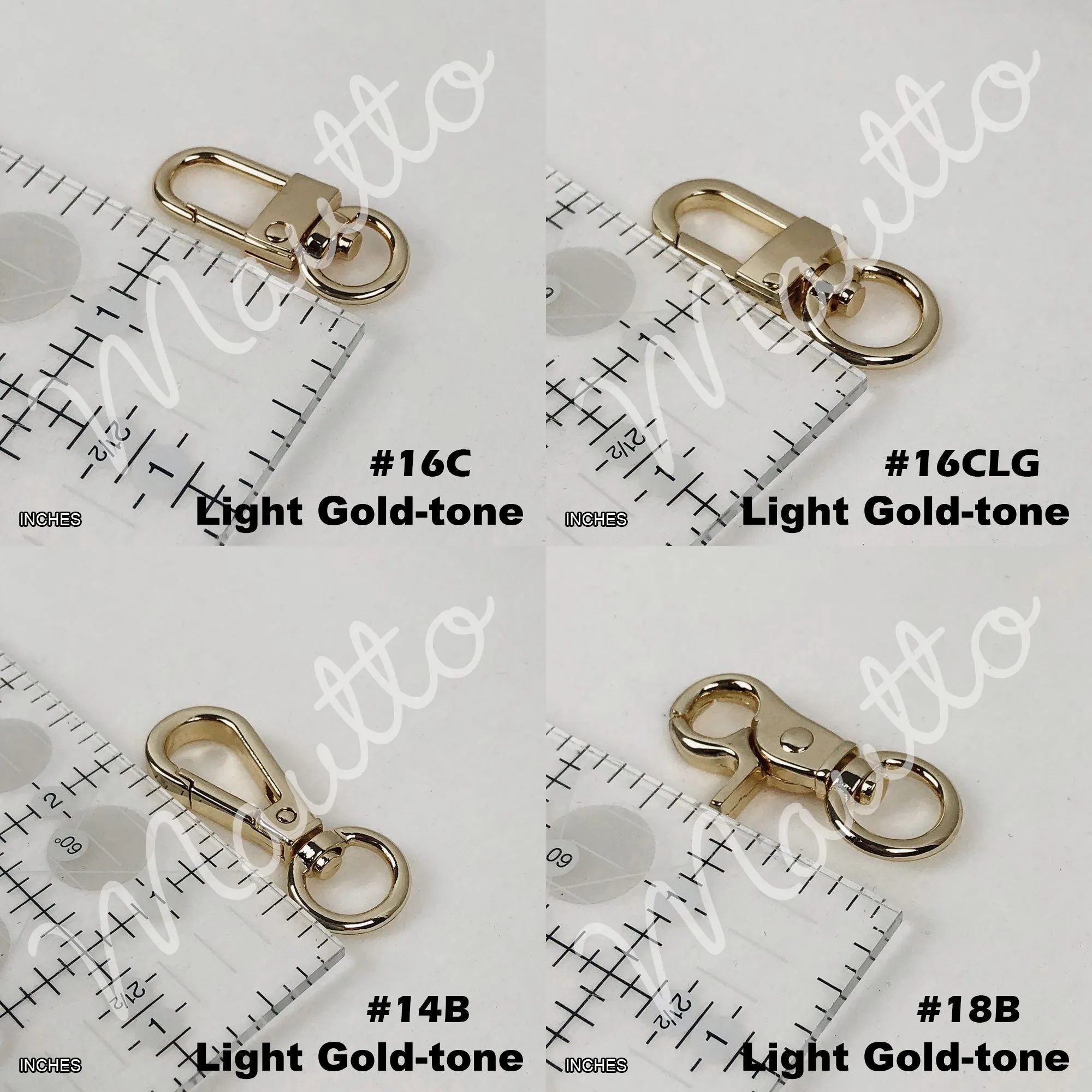 Rolo Chain with Diamond Cut Accents, Light Gold-tone Finish - 3/8 inch (9mm) Wide Luxury Chain Strap - Handle to Crossbody Lengths