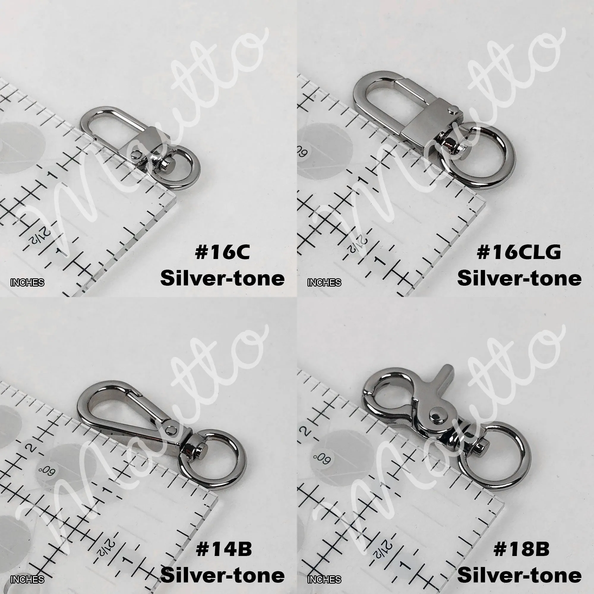 Rolo Chain with Diamond Cut Accents, Silver-tone Finish - 3/8 inch (9mm) Wide Luxury Chain Strap - Handle to Crossbody Lengths