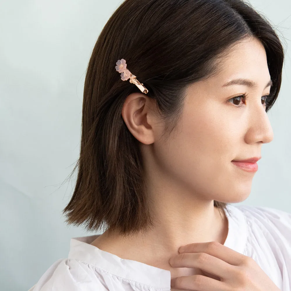 Sakura Embellished Pinch Clip