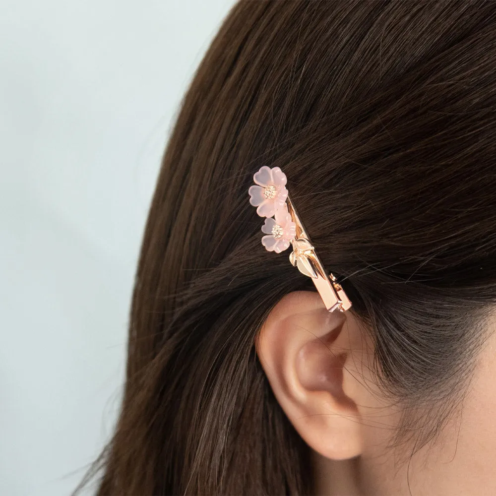 Sakura Embellished Pinch Clip