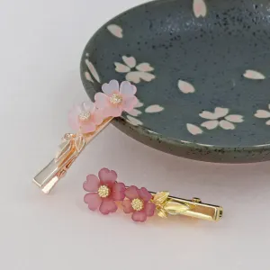 Sakura Embellished Pinch Clip