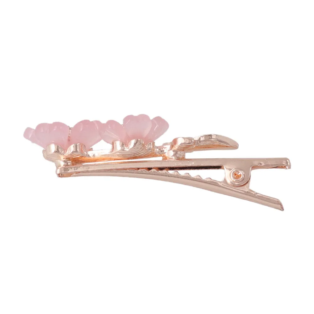 Sakura Embellished Pinch Clip