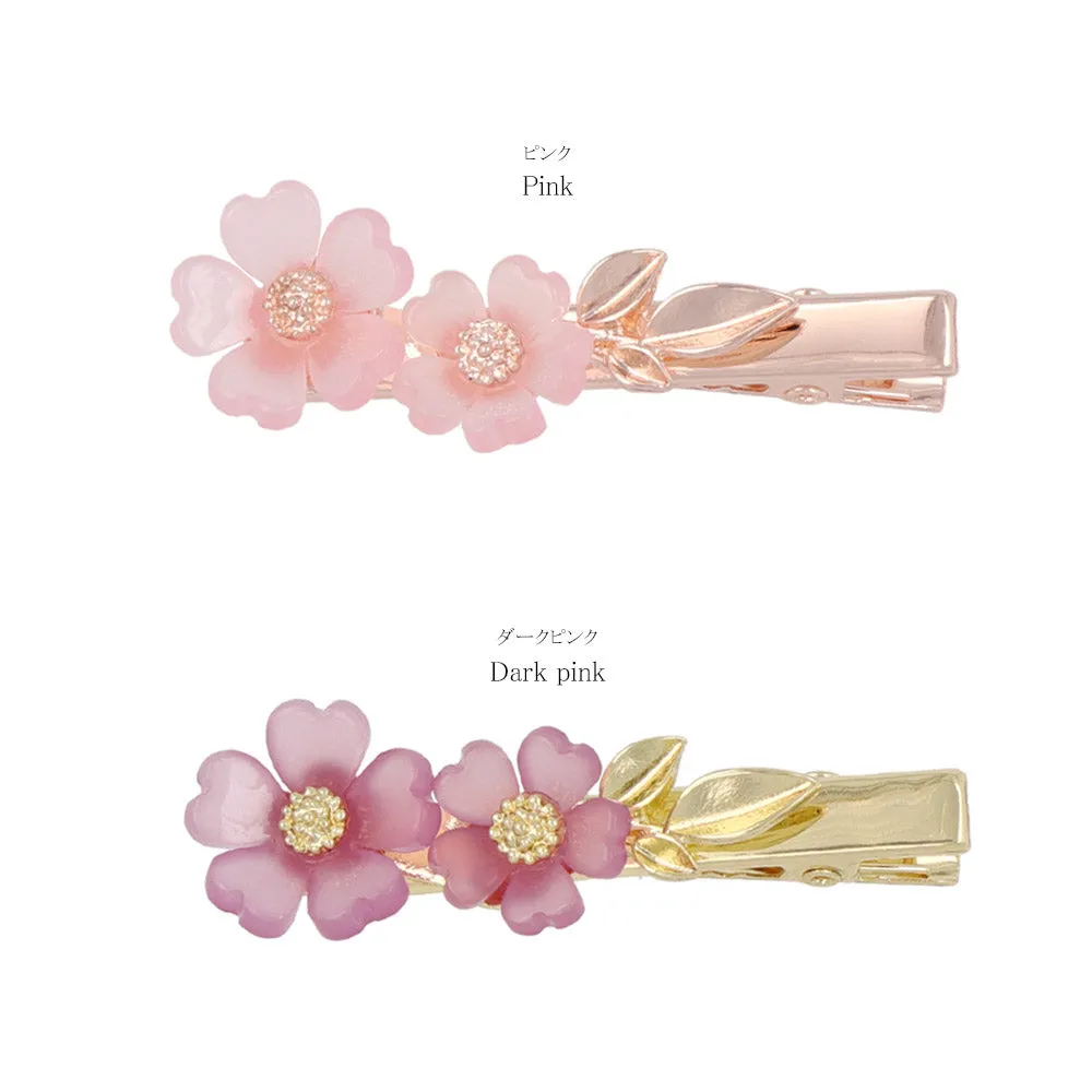 Sakura Embellished Pinch Clip