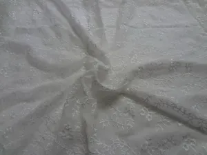 silk chiffon embroidery~vines &amp; flowers