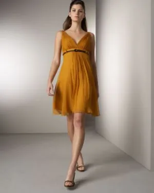 silk chiffon fabic 44:&quot;-copper colour