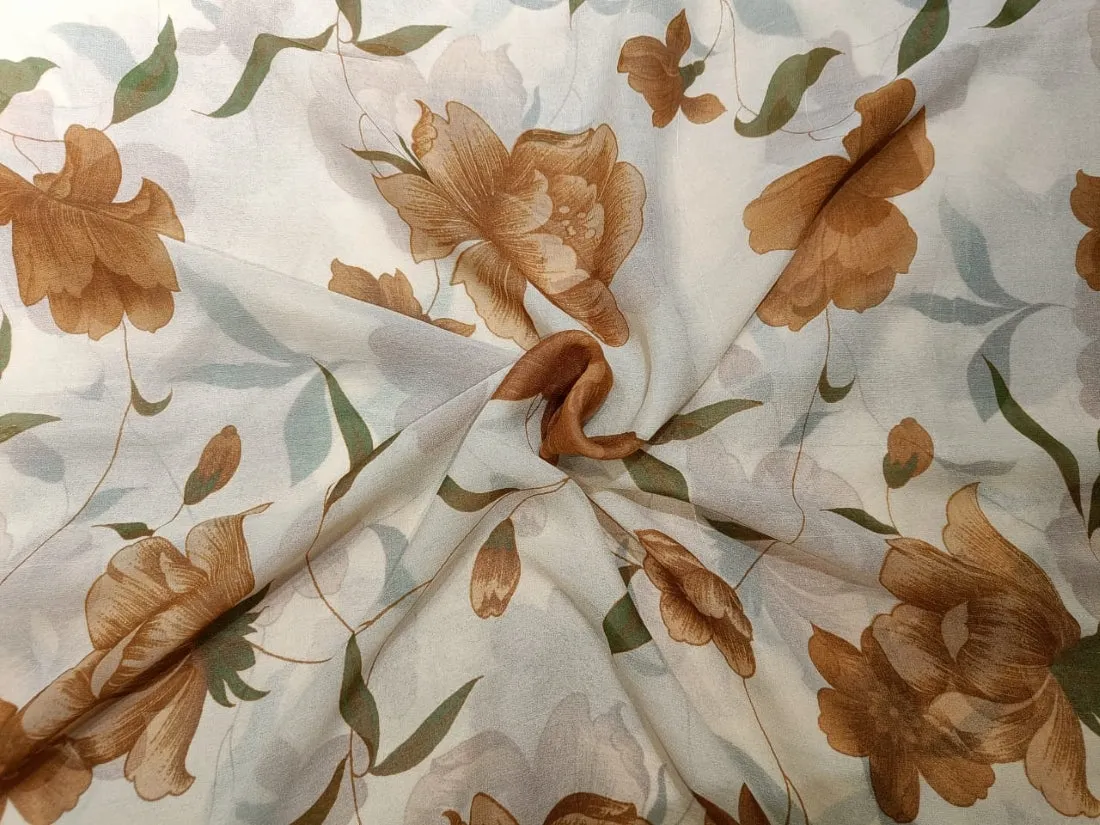 silk chiffon floral print 44" wide [11756-11759]