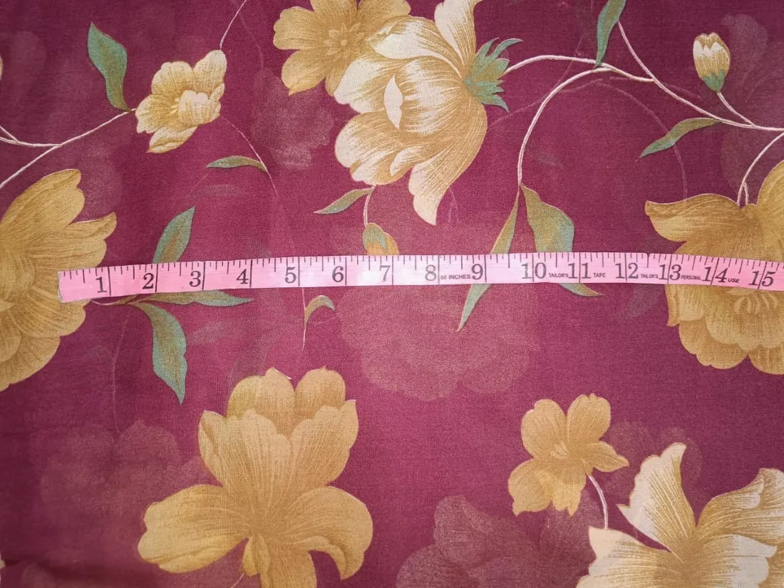 silk chiffon floral print 44" wide [11756-11759]