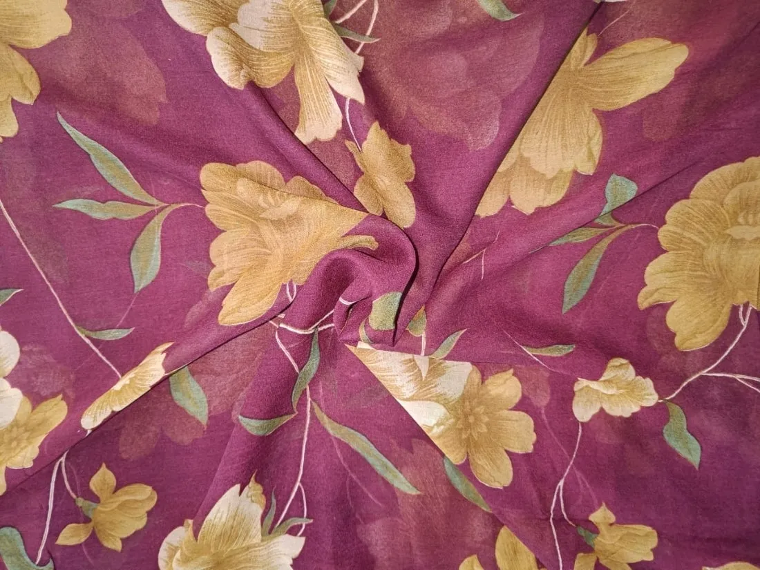 silk chiffon floral print 44" wide [11756-11759]
