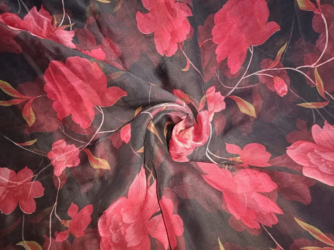 silk chiffon floral print 44" wide [11756-11759]