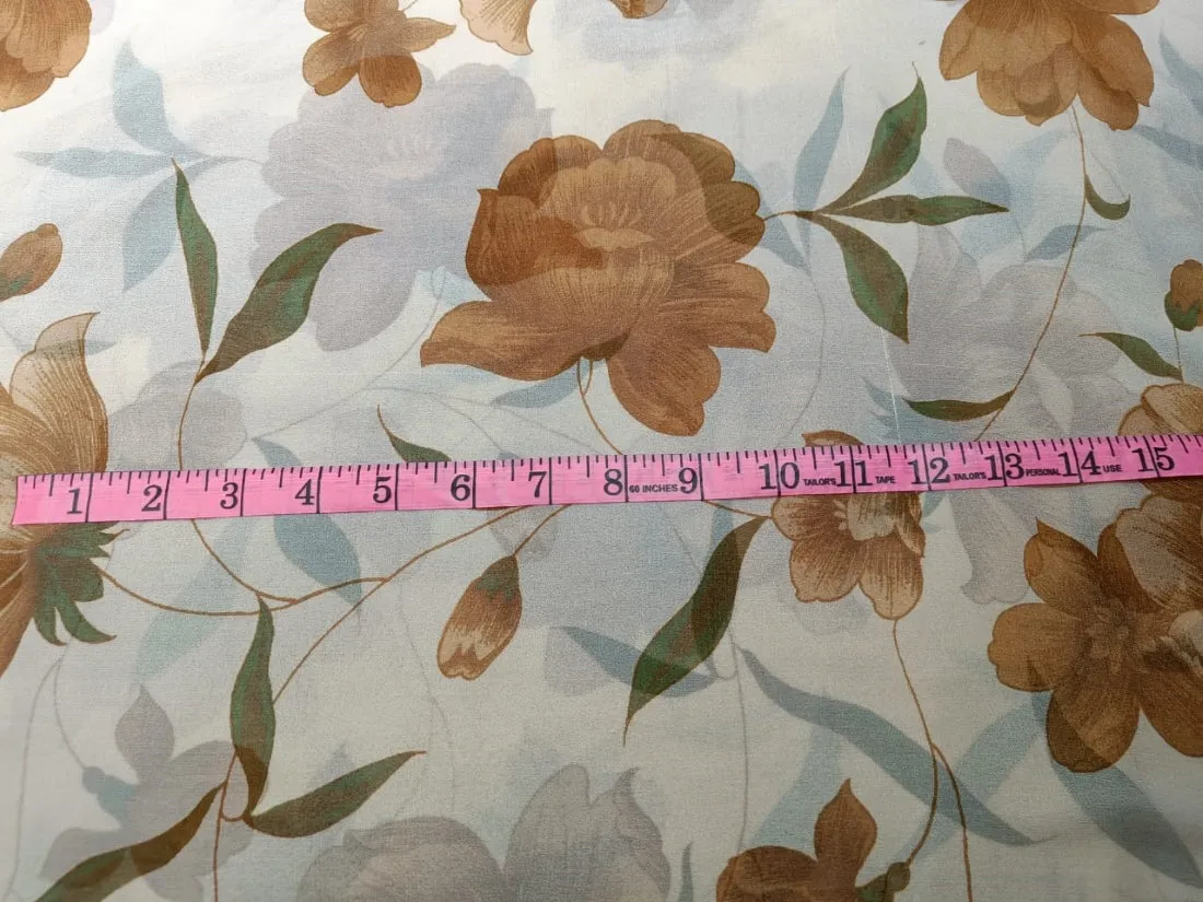 silk chiffon floral print 44" wide [11756-11759]