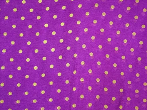 silk chiffon polka printed dusty lavender 54&quot; wide