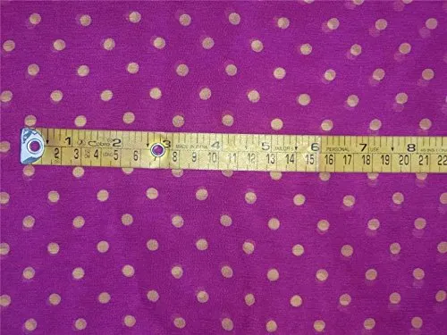 silk chiffon polka printed dusty lavender 54&quot; wide