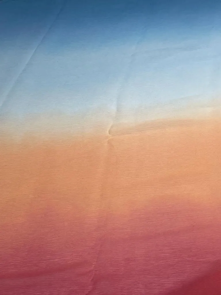 Silk Chiffon Shaded fabric 44" wide price per yard