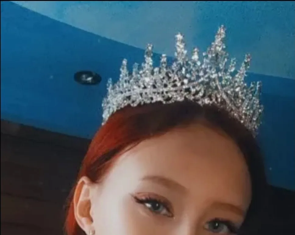 Silver or Gold Bridal Tiara Crown Diadem Royalty spiky princess gem diamond bling headdress