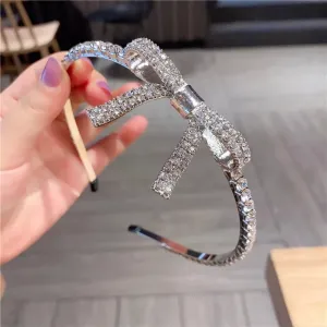 Small Silver Headband Crystal Tiara Crown Adult or child Princess Queen smaller demure
