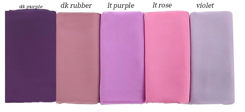 Solid Chiffon Hijabs  