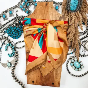 Southwest Wild Rag in Gold and Red