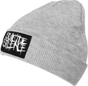 Suicide Music Silence Knit Cuffed Beanie Hat Warm Beanies Soft Slouchy Winter Hats Men's Women's Daily Caps Black