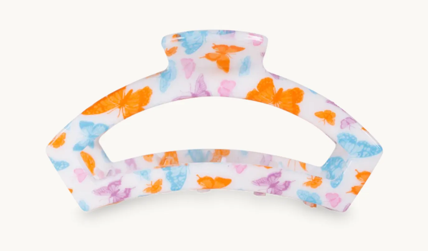 teleties medium hair clip - color pops