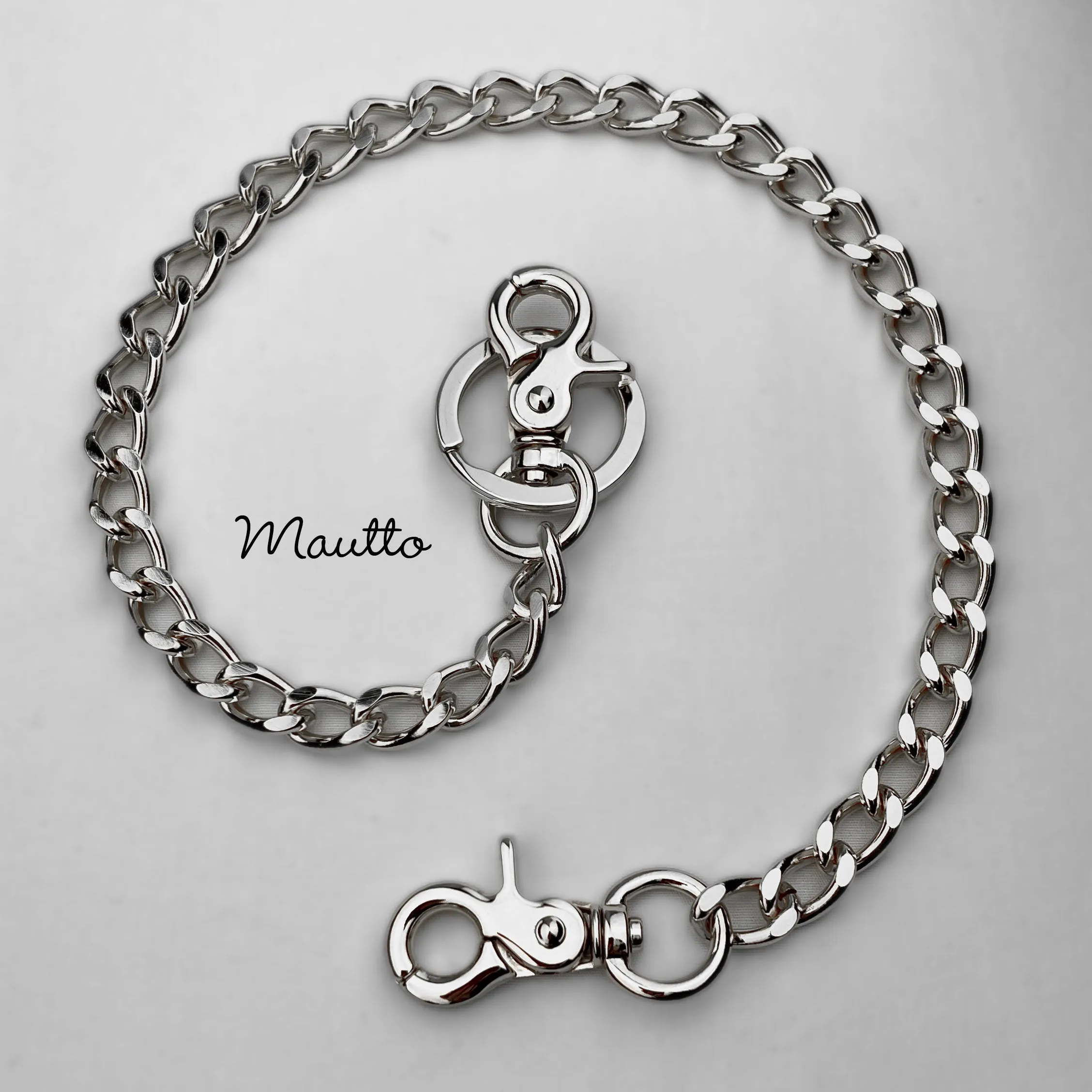 Wallet Chain / Key Tether - Standard & Long Lengths - Removable Keyring