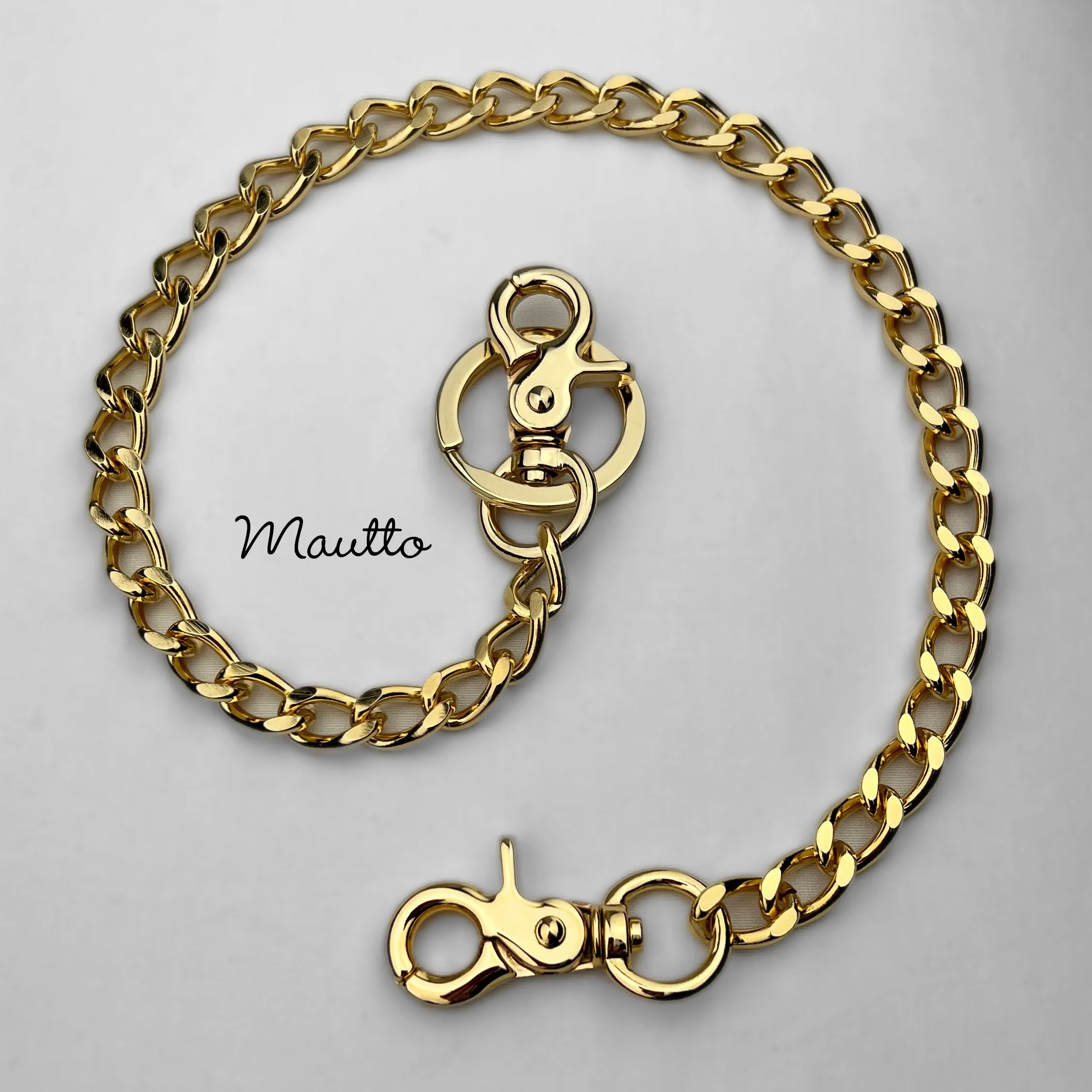 Wallet Chain / Key Tether - Standard & Long Lengths - Removable Keyring