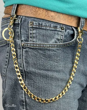 Wallet Chain / Key Tether - Standard & Long Lengths - Removable Keyring
